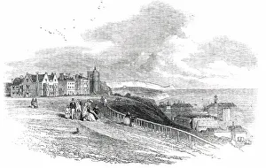 Birket Foster Prints: Watering-Places of England - Folkestone, Kent, 1850. Creator: Edmund Evans