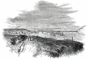 Watering-Places of England - Herne Bay, and Pier, Kent, 1850. Creator: Unknown