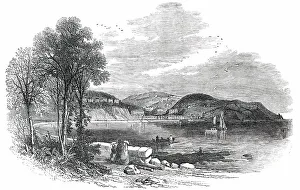 Watering-Places of England - Torquay, from the Road ot Dartmouth, 1850. Creator: Edmund Evans