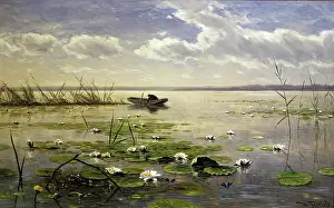Atmosphere Prints: Waterlilies, c1880. Creator: Willem Roelofs