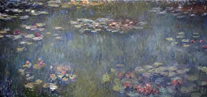 Blooming Prints: Waterlilies Pond, Green Reflection (Le Bassin aux nympheas, reflets verts), 1920-1925