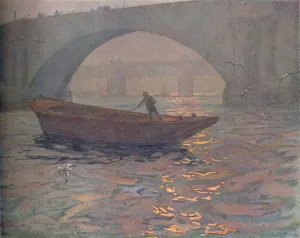 Waterloo Prints: Waterloo Bridge, c1910. Artist: Edward Louis Lawrenson