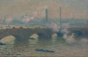 Waterloo Bridge, Gray Day, 1903. Creator: Claude Monet