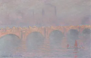 Impressionists Prints: Waterloo Bridge, soleil voile, 1899-1903. Creator: Monet, Claude (1840-1926)