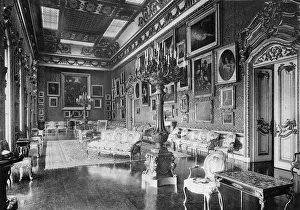 Hn King Prints: The Waterloo Chamber, Apsley House, 1908. Artist: HN King
