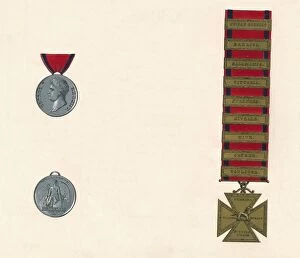 Battle Of Ligny Collection: Waterloo & Military General Service Medal 1793-1814, c19th century