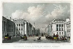 Regent Street Prints: Waterloo Place and part of Regent Street