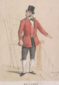 Anon Anon Anonymous Gallery: A waterman, 1855. Artist: Day & Son