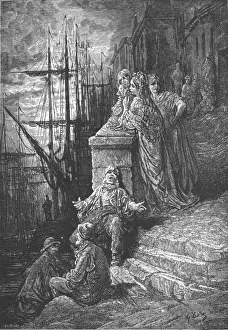 A Watermans Family, 1872. Creator: Gustave Doré