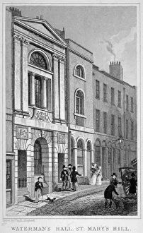 Watermens and Lightermens Hall, St Mary at Hill, City of London, 1830. Artist