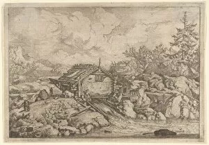 Allart Van Gallery: The Watermill, 17th century. Creator: Allart van Everdingen