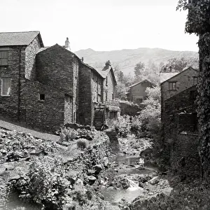 Mill Prints: Watermill, Ambleside, Lake District, c1955. Creator: Arthur Charles Kirby Ware
