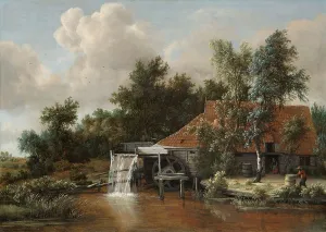 Meindert Hobbema Prints: A Watermill, c.1664. Creator: Meindert Hobbema