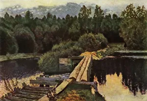 Isaak Prints: Still Waters, 1892, (1965). Creator: Isaak Levitan