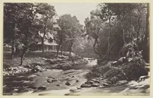 Watersmeet, The Cottage and Streams, 1860/94. Creator: Francis Bedford