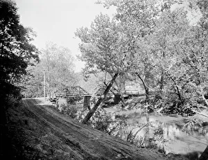 The Carolinas Prints: Waterworks bridge on the Swannanoa