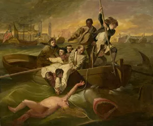 Ciudad De La Habana Gallery: Watson and the Shark, ca. 1778. Creator: After John Singleton Copley (American, Boston