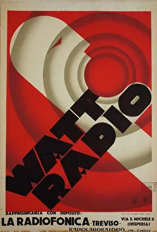 Futurism Prints: Watt Radio, 1931. Creator: Unknown artist