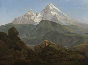 Johan Christian Clausen Dahl Prints: The Watzmann, 1825. Creator: Johan Christian Dahl