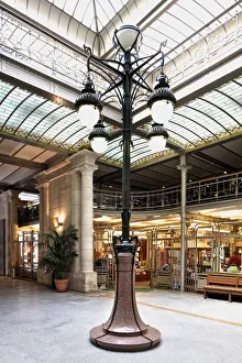 Streetlighting Prints: Waucquez Stores, (1905), Brussels, Belgium, c2014-2017 Artist: Alan John Ainsworth