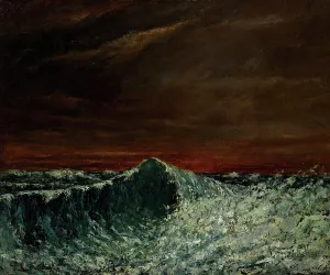 Banks Prints: The Wave, c1871-1873. Creator: Courbet, Gustave (1819-1877)