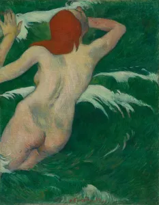 In the Waves (Dans les Vagues), 1889. Creator: Paul Gauguin (French, 1848-1903)