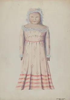 Edward L Loper Prints: Wax Doll, c. 1936. Creator: Edward L Loper