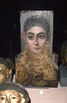 Wax portrait from Antinoe, 2nd century Wax portrait from Antinoe, 2nd century