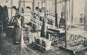 Archibald Williams Gallery: A Wax Taper-making Plant, 1917