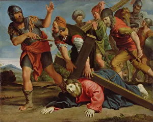 Beating Prints: The Way to Calvary, about 1610. Creator: Domenichino