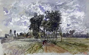 Copse Prints: The Way to Crecy, 1857. Artist: Paul Huet