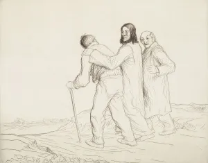 Cleophas Prints: The way to Emmaus, no.2, 1914. Creator: William Strang
