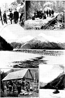Alaska Prints: On the Way to Klondike, 1898. Creator: Unknown