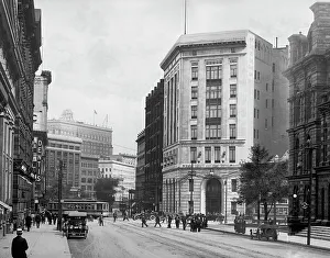 Wayne County and Home Savings Bank, Detroit, Mich. between 1900 and 1920. Creator: Unknown