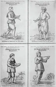 Demonstrating Prints: Ways of using a divining rod, between c1910 and c1915. Creator: Bain News Service