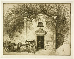 Chapel Gallery: A Wayside Chapel, 1912. Creator: Donald Shaw MacLaughlan