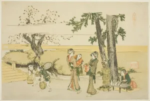 A Wayside Scene (Oji), Japan, 1801-04. Creator: Hokusai