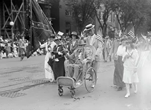 Reunion Prints: W.E. Payne, Confederate Reunion; in Wheel Chair