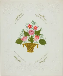 Kershaw George Prints: Is it Weakness thus to Dwell (valentine), c. 1840. Creator: George Kershaw