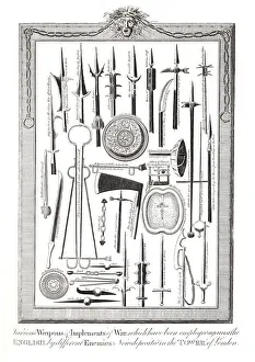 Point Gallery: Weapons and Implements of War used against the English by various enemies