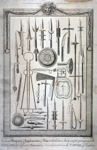 William Hamilton Prints: Weapons kept at the Tower of London, c1800. Artist: G Walker