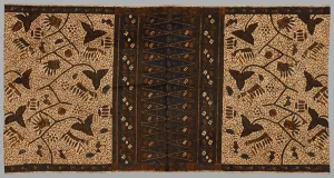 Batik Prints: Wearing Cloth, 1800s. Creator: Unknown