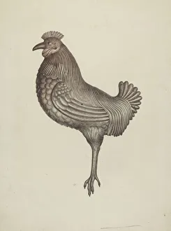Pohle Robert Prints: Weather Vane, 1935 / 1942. Creator: Robert Pohle