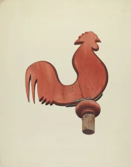 John Sullivan Prints: Weather Vane, 1939. Creator: John Sullivan