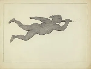 Herald Prints: Weather Vane, c. 1937. Creator: Joseph Stonefield