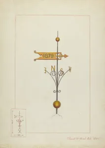 Weather Vane, c. 1937. Creator: Vincent P Rosel