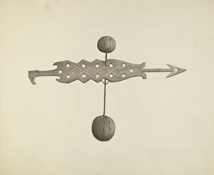 Pohle Robert Prints: Weather Vane, c. 1939. Creator: Robert Pohle