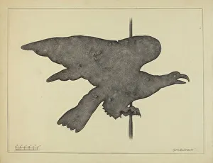 Weather Vane - Eagle, c. 1937. Creator: Milton Grubstein
