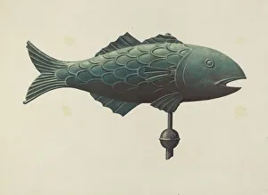 Weather Vane (Fish), 1935 / 1942. Creator: Unknown