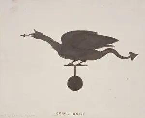 Bow Church Prints: Weather vane from St Mary-le-Bow, London, c1850. Artist: JS Gardener